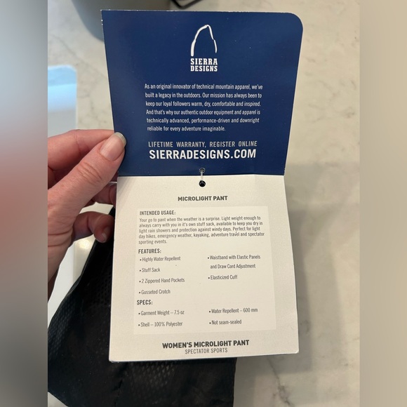 Sierra Designs Women’s Rain Pants - Picture 7 of 8